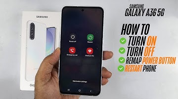 Samsung A36 5G - How to Turn Off/On/Restart/Set Up Power Button!