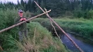 Crossing Goose Creek with Push Poles (funny)