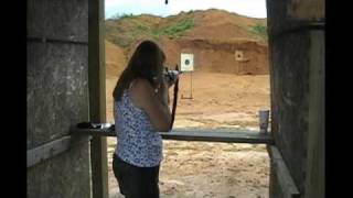 Hello Kitty At Creekside With an AR-15