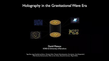 Holography in the gravitational wave era (David Mateos)