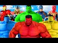 Super Epic Battle | All Superheroes Marvel vs Hulk & Red Hulk & Blue Hulk & Yellow Hulk - KjraGaming