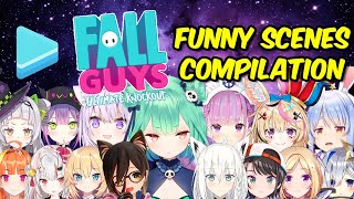 Hololive - Fall Guys Funny Scenes Compilation