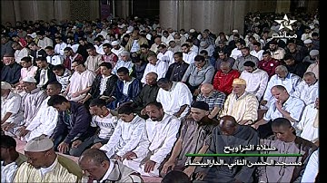 الشيخ عمر القزابري .. تراويح 9 رمضان 1438 .. سورة يونس ( 21 - 89 ) .. HD 1080