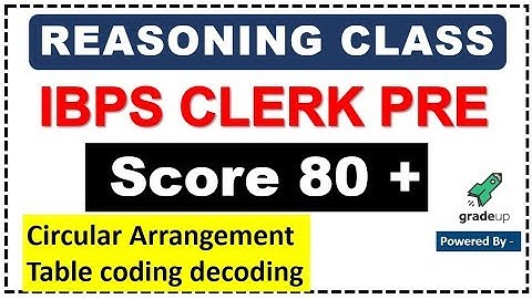 Attempts puzzles and score 80+ in IBPS CLERK PRELIMS (BOX , Square , Days , Floor Based)- Watch Now