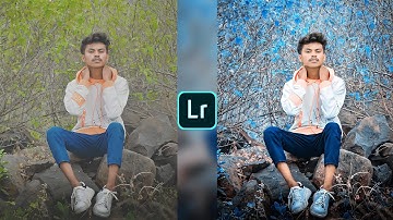 Lightroom soft blue effect photo editing tutorial | lightroom background colour change preset