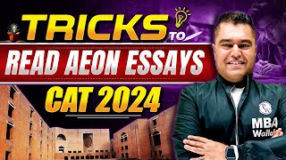 How to read Aeon Essays for CAT 2024