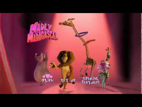 Madly Madagascar - DVD Menu Walkthrough