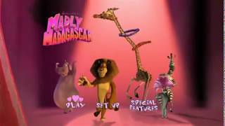 Madly Madagascar - Dvd Menu Walkthrough