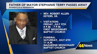 Father of Mayor Stephanie Terry passes away; Funeral arrangements set