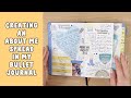 How I created an about me page in my bullet journal - Fun bullet journal inspo