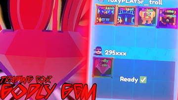 Trading for a Godly Gem!!! | Roblox Mining Simulator 2