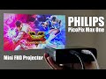 PHILIPS PicoPix Max One Portable Mini Projector -  BIG Screen 100" Gaming PS4 & XBOX