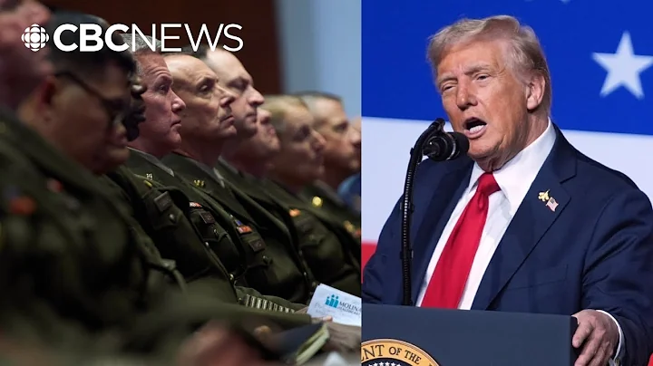 Trump again mentions Canada being the 51st state in speech to military leaders