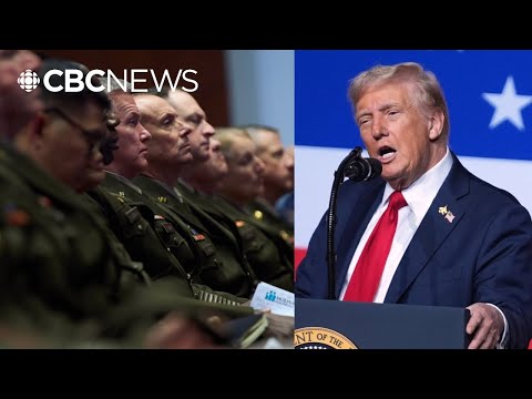 Trump Again Mentions Canada Being The 51st State In Speech To Military Leaders