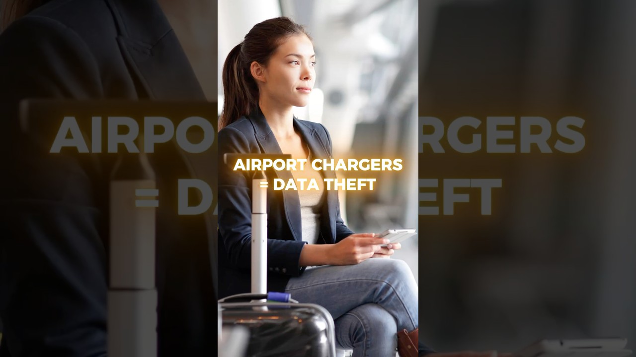 NEVER charge your phone at the airport - How hackers are STEALING your personal data 📱😳