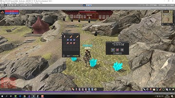 Ore mining and processing system for uMMORPG