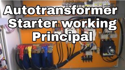 #Autotransformer starter working principal Auto transformer starter In this method the Auto transfo.