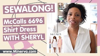 Minerva Sew-Along - McCall's 6696 Shirtdress