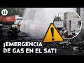¡Terror en el SAT! Desalojan a más de 800 personas por fuga de gas en inmueble de Tlalnepantla