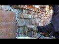 How to use a grout bag Grouting veneer stone Part 1