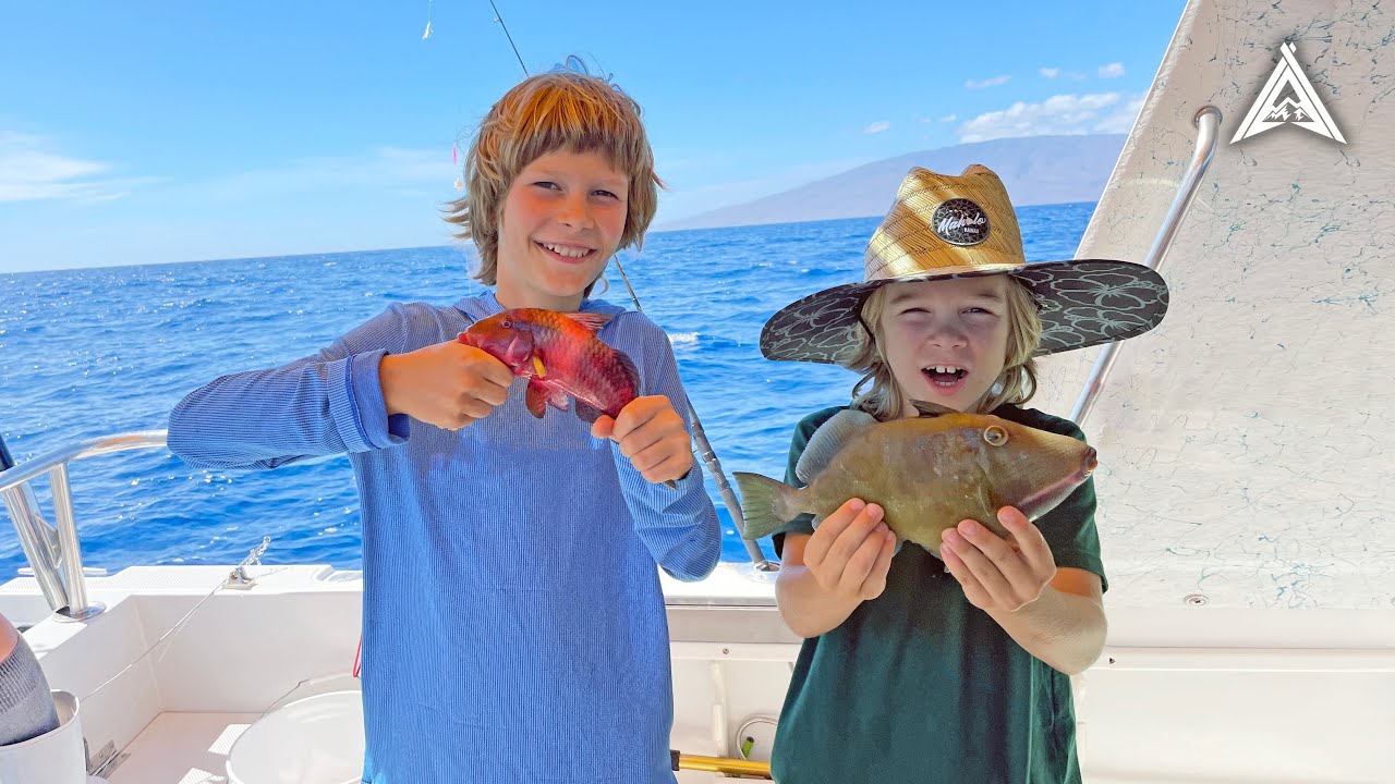 Boys' First Deep Sea Fishing Trip  Ocean Catch and Cook With a Master Chef  