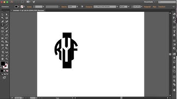 How to use Circle Monogram Font in Adobe Illustrator