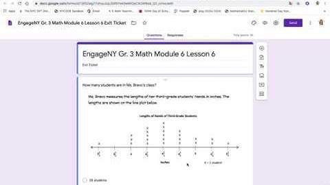 Module 6 Lesson 6 Exit Ticket
