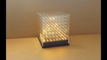jolliCube (8x8x8 LED Cube) with MD_Cubo library Demo