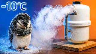 Free AC at home! DIY air conditioner that can even freeze penguins – No electricity needed 😱