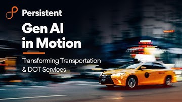 Gen AI in Motion: Transforming Transportation & DOT Services