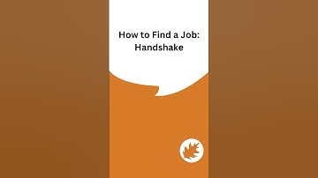 How to Find a Job: Handshake