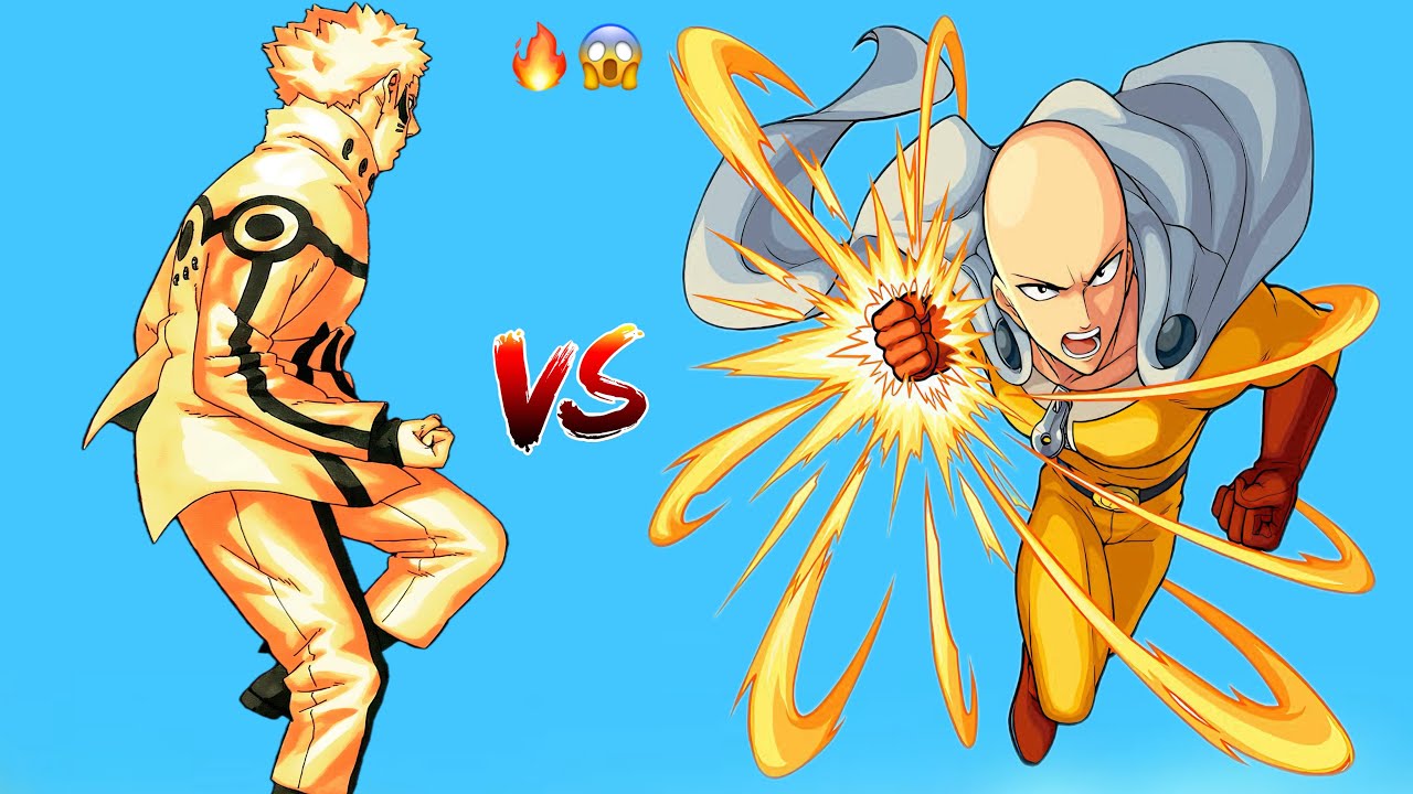 LN Naruto 🆚 Saitama | Saitama VS Naruto All Forms | 