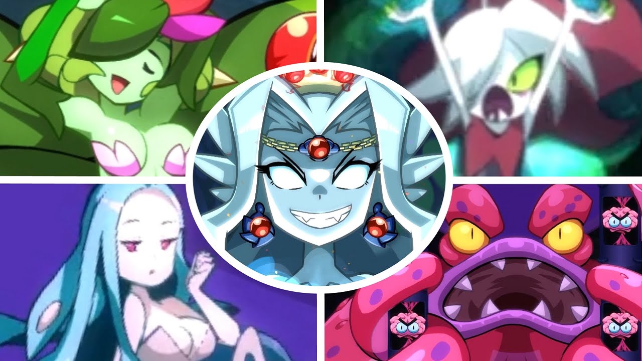 Shantae and the Seven Sirens - All Bosses + Cutscenes (No Damage)