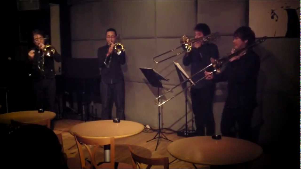 Jazz Trombone Quartet VOLTZ [Moonlight Serenade] YouTube