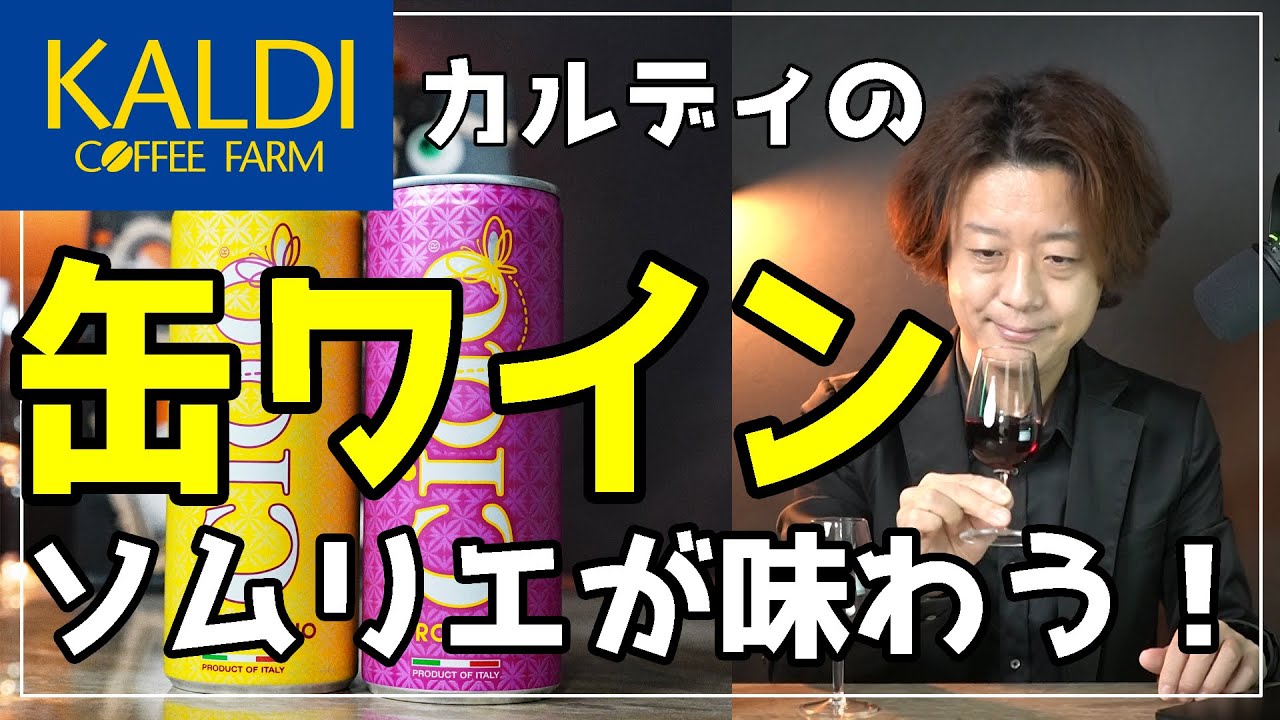 【カルディさんの缶ワイン】ソムリエがテイスティングすると意外な結果に・・・？