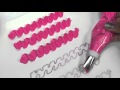 How to pipe ruffles with buttercream