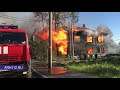 Пожар на Ярославской в Архангельске