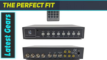 VM-Q401A CCTV BNC Color Quad Processor | Best Analog Security Camera Multiplexer!