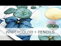 magical watercolor garden - a relaxing art session by the window