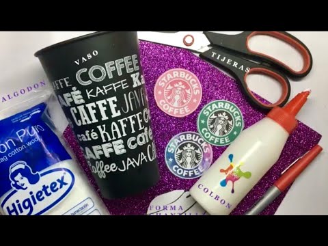 Haz el mejor portalapices - Inspirado en Starbucks / tutorial de manualidades