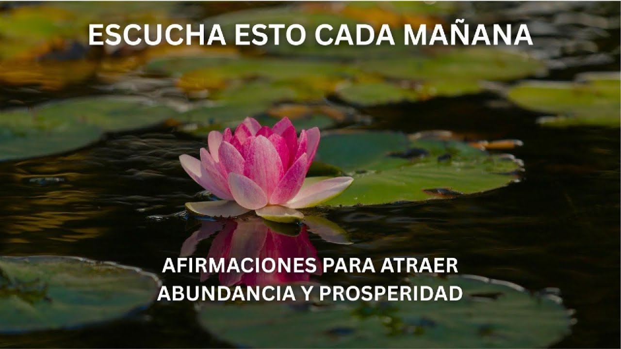 Afirmaciones para atraer abundancia y prosperidad | Escucha esto cada ...