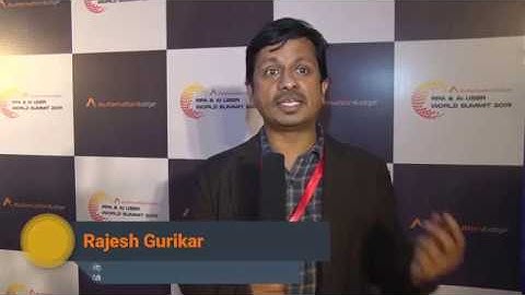 Rajesh Gurikar, Mashreq Bank on AutomationEdge RPA & AI User World Summit 2019