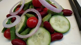 Balsamic String Beans Cucumber Salad-Easy and Healthy Recipe-Mama Lei by Mama Lei 642 views 2 years ago 3 minutes, 22 seconds