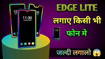 Install edge lighting on any androyd phone | Add border light to any phone | Ring Lite kaise lagaye