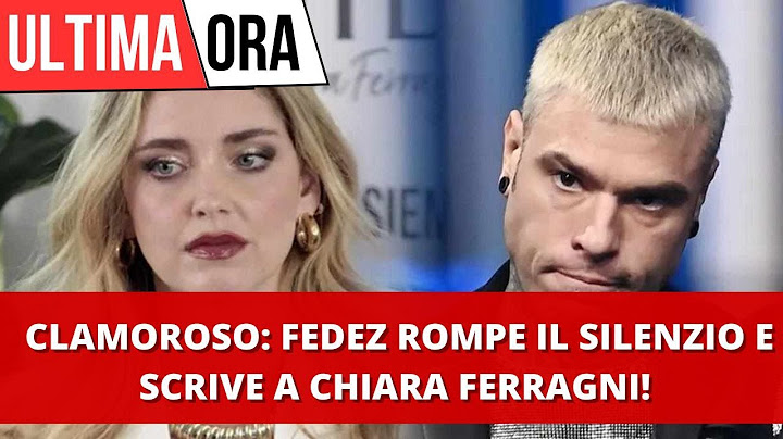 Fedez rompe il silenzio sulla questione con Chiara Ferragni