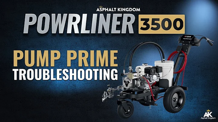 Titan PowrLiner 3500 & 3500S Pump Prime Troubleshooting