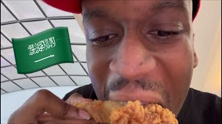 BLACK MAN TRIES SAUDI KFC