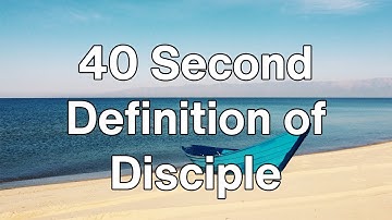 How Jesus Defined Disciple