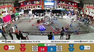 Qualification 13 - 2022 ISR District Event #1