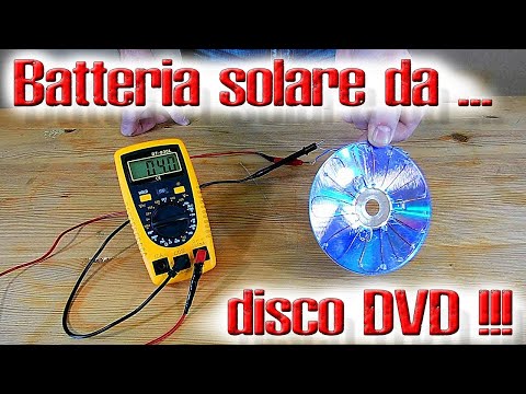 ✅ Fantastico! Come fare un pannello solare da un normale disco dvd?! E ' molto semplice! ✅